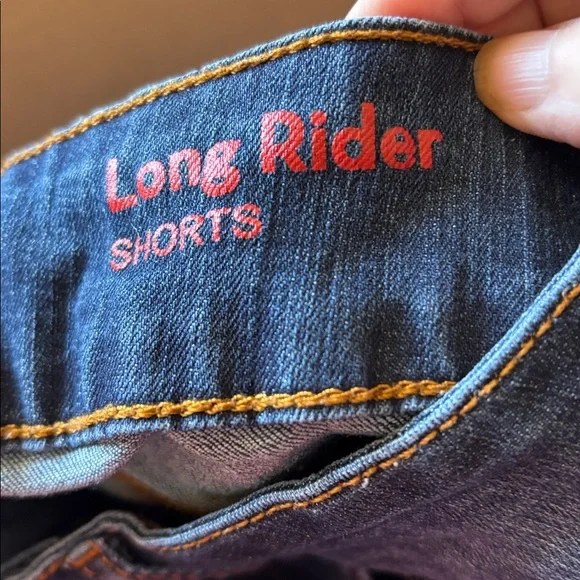 !it jeans Dark Blue Women's Jean Shorts 6 - Picture 6 of 9